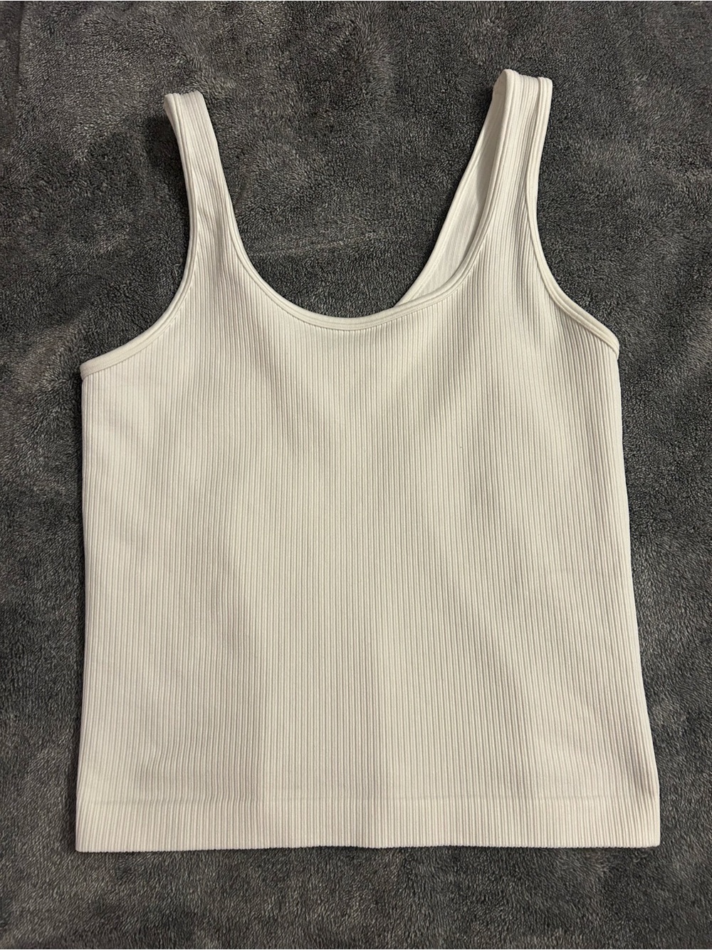A New Day white ribbed tank top in a large #ribbed #basics
